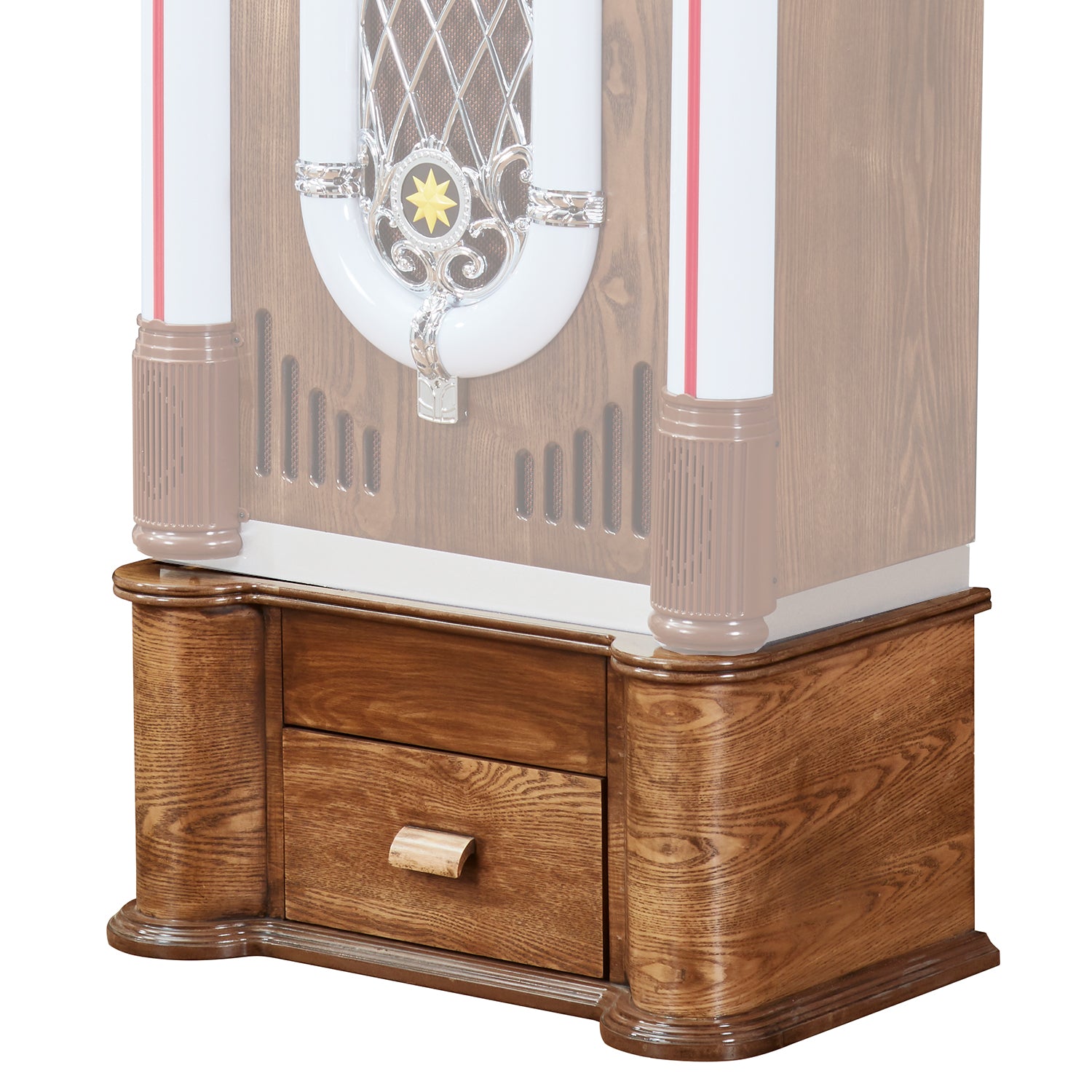 Saturn V Jukebox Stand — Oak