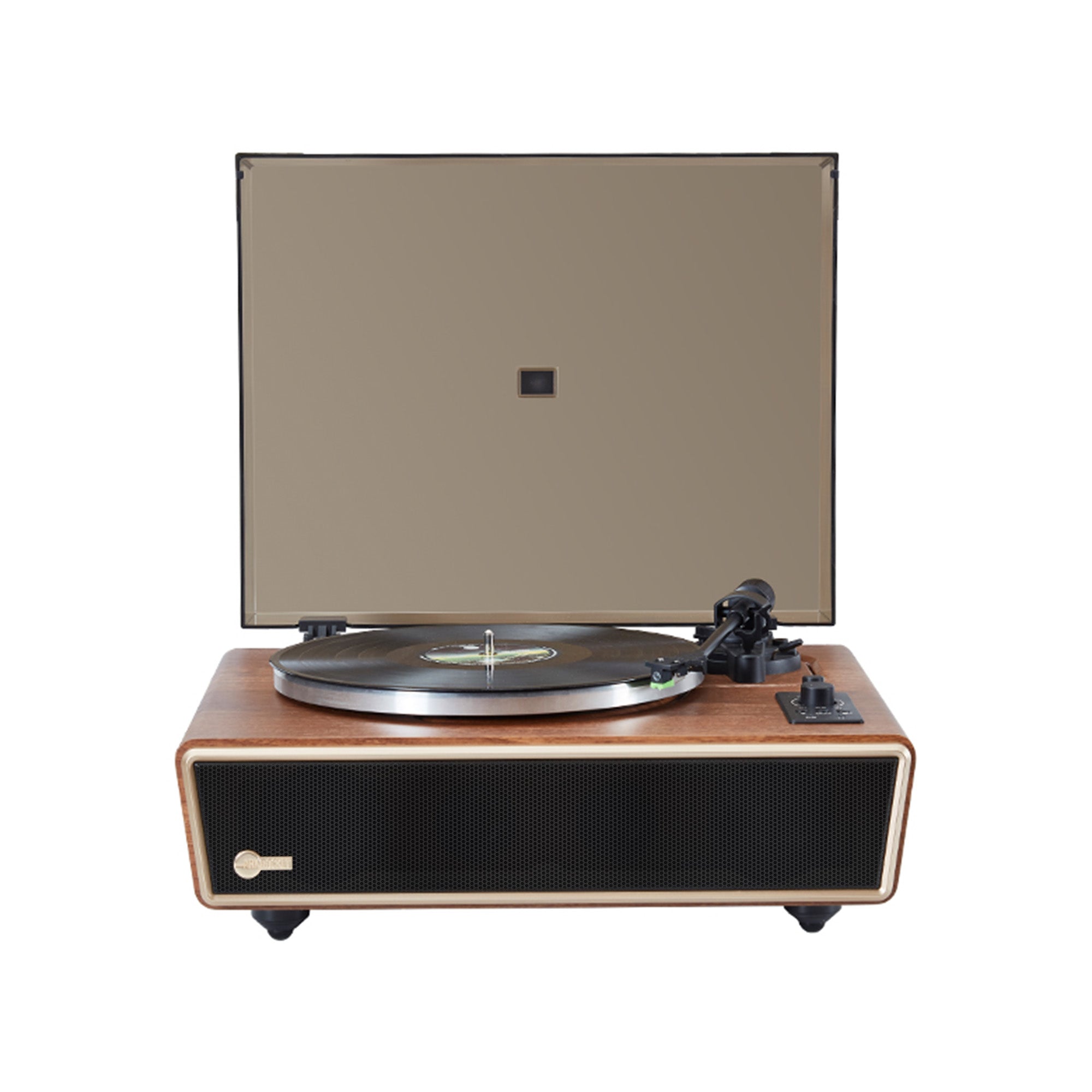 Huygens Bluetooth Record Player with Built-in Speakers