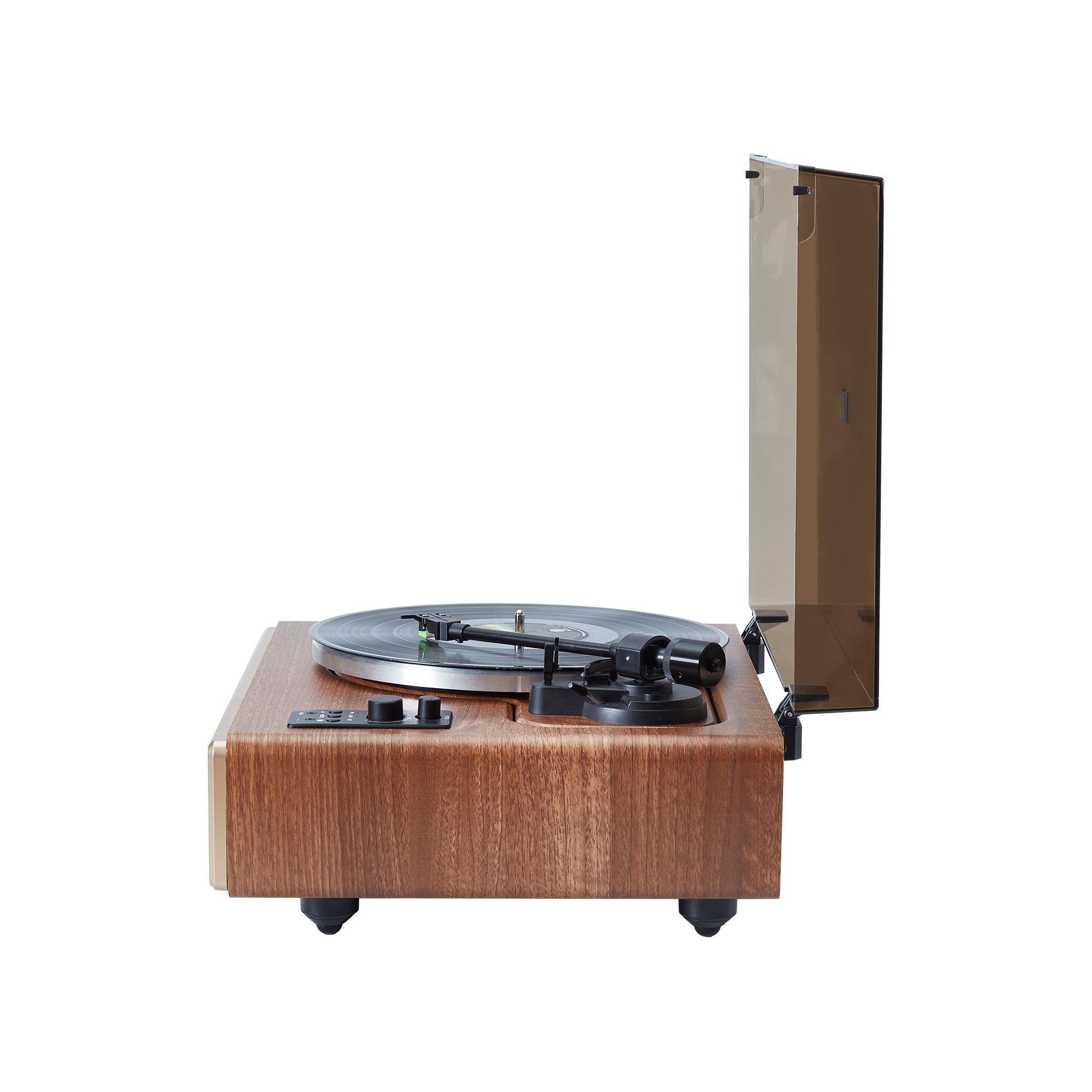 Huygens Bluetooth Record Player with Built-in Speakers