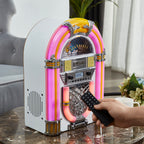 Arkrocket Athena Mini Jukebox - White/Pink
