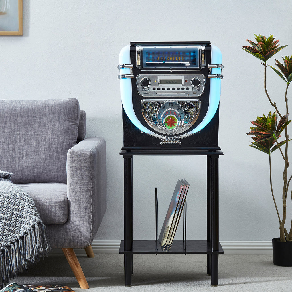 Boston Tabletop Jukebox Record Player Entertainment System