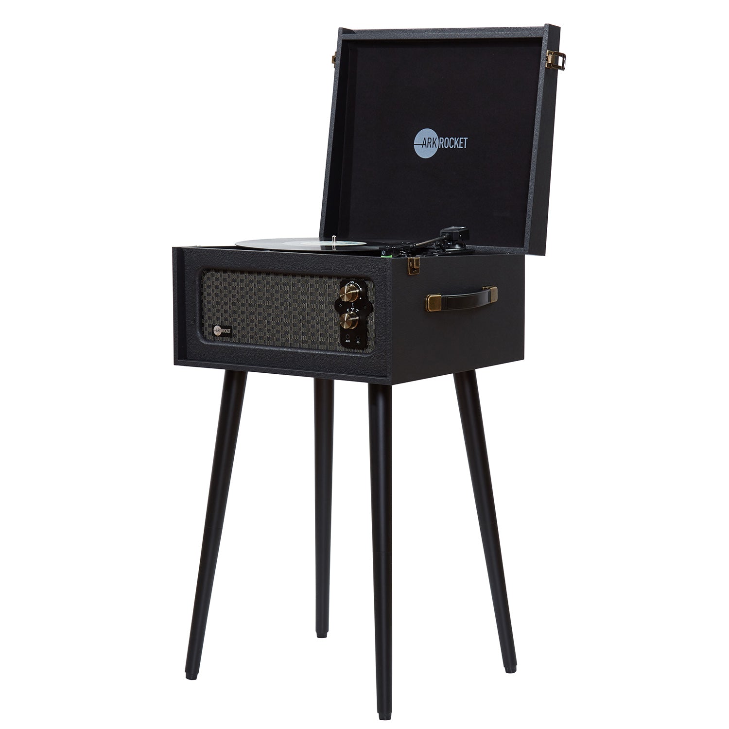 Discovery II Console Record Player - Black