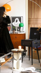 Discovery II Console Record Player - Black
