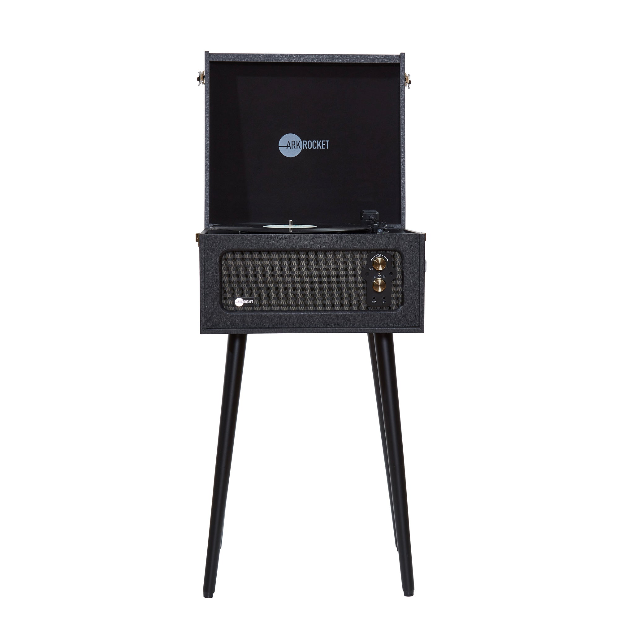 Discovery II Console Record Player - Black