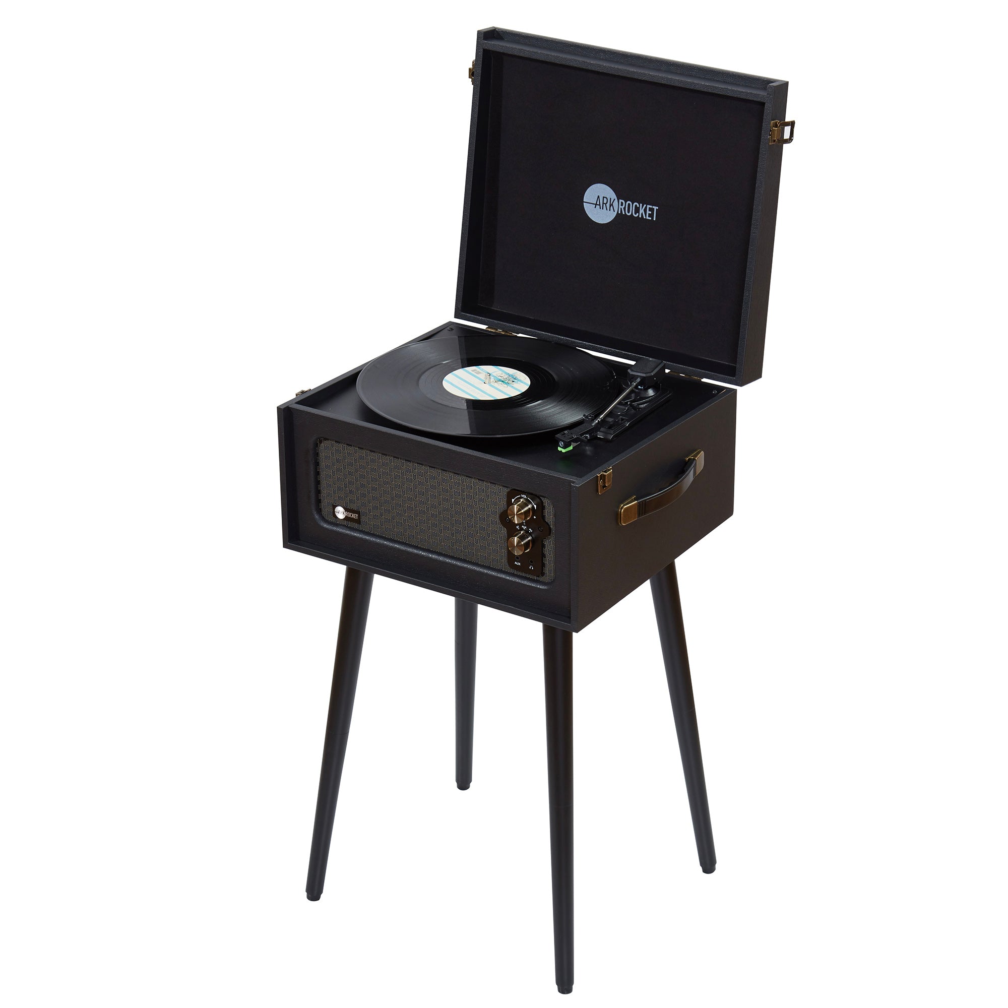 Discovery II Console Record Player - Black