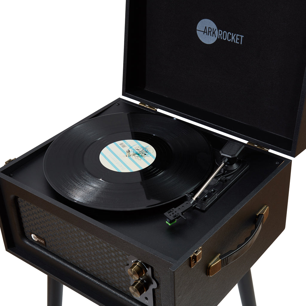 Discovery II Console Record Player - Black