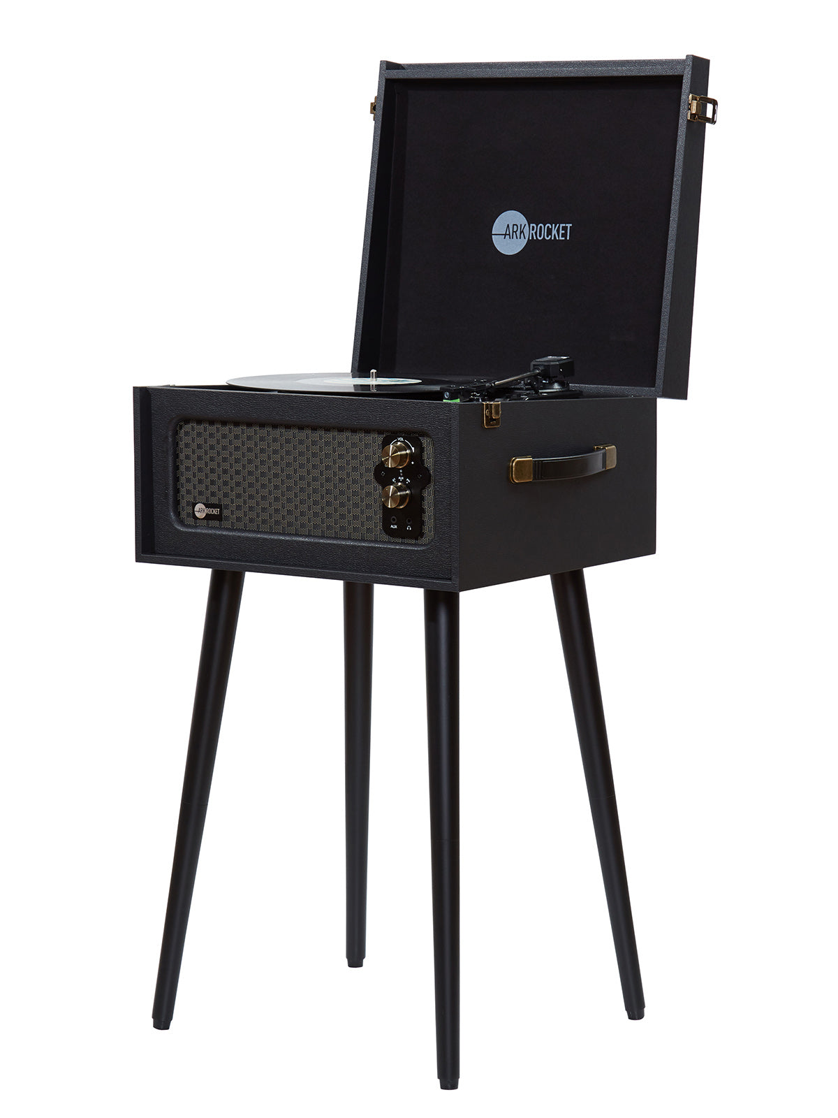 Discovery II Console Record Player - Black