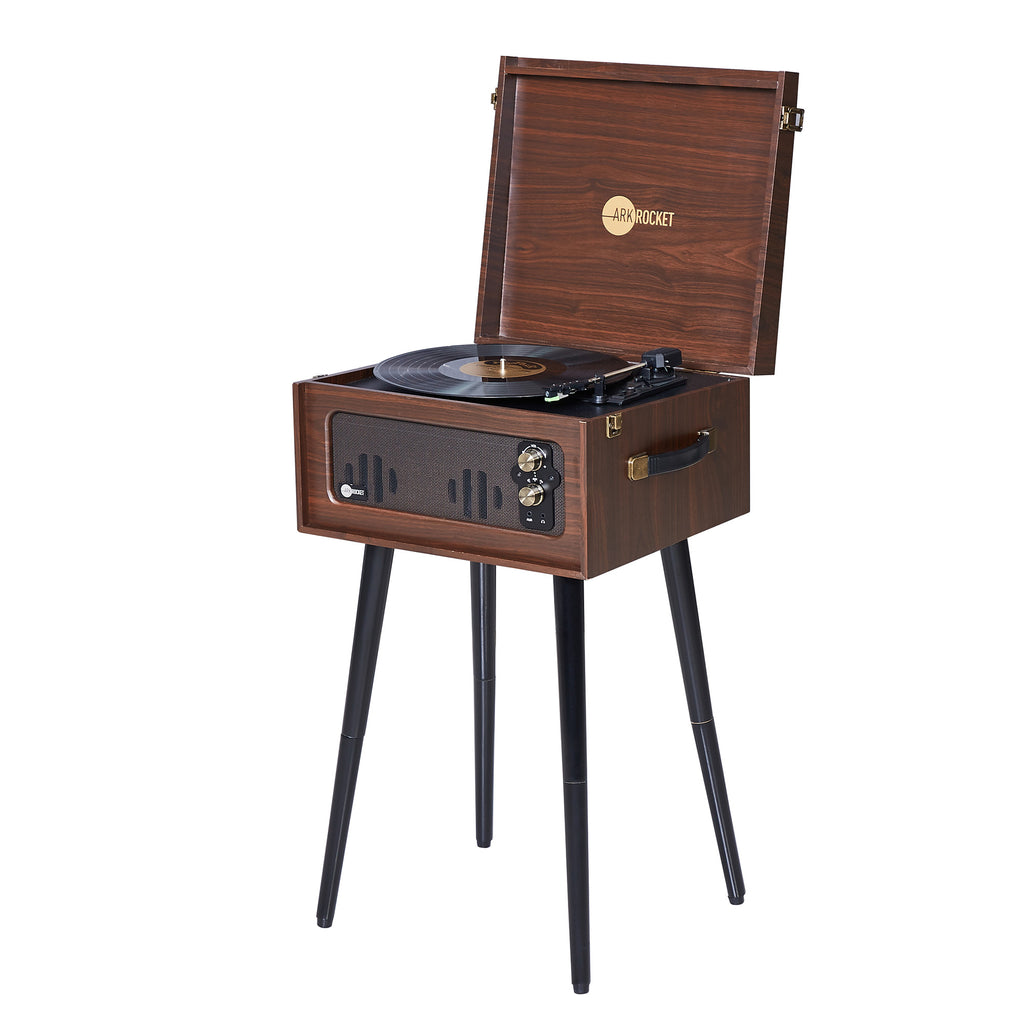 Discovery II Bluetooth Console Record Player - Espresso