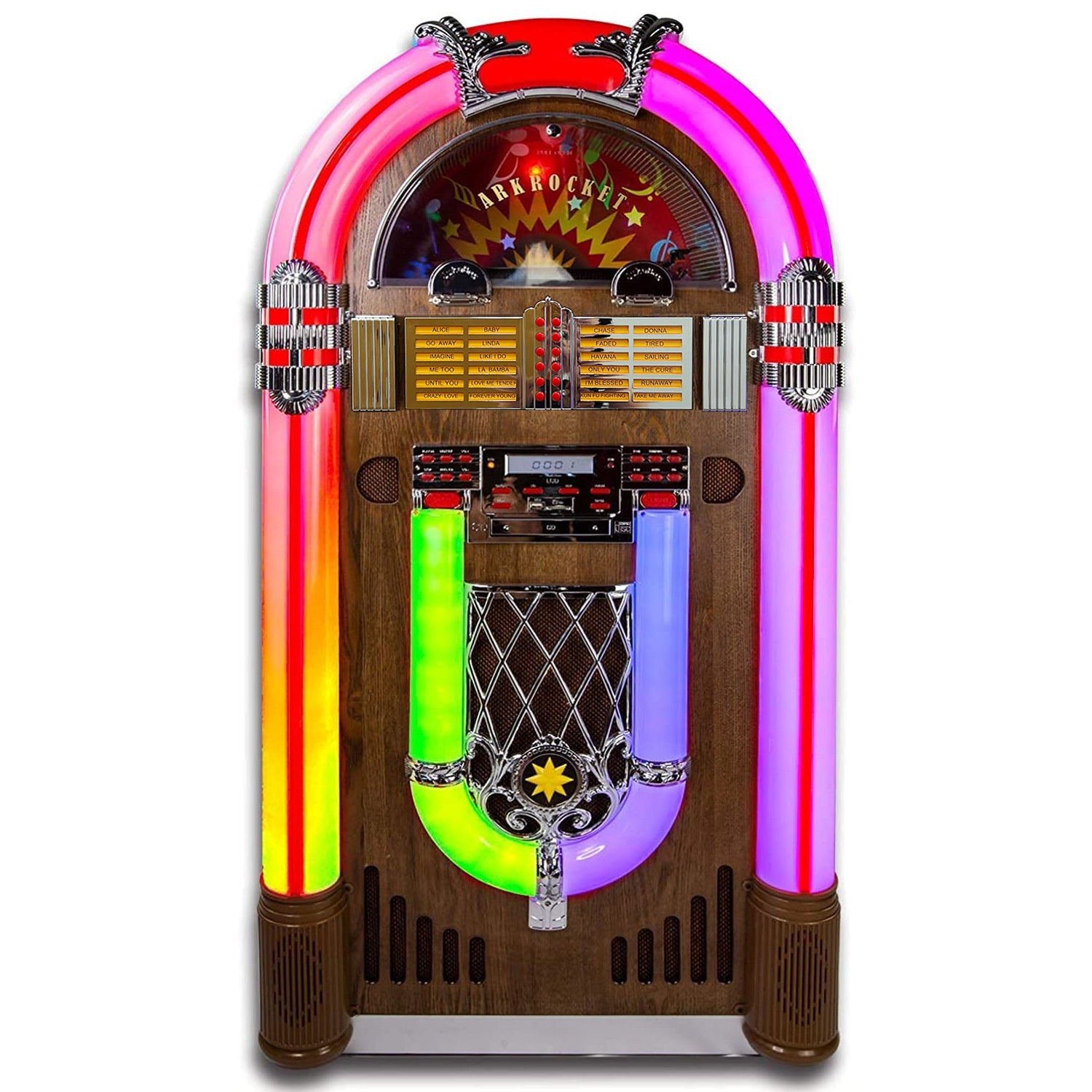 Saturn V Full-Size Jukebox - Oak