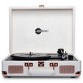 Curiosity III Suitcase Bluetooth Turntable — Cream Velvet — view 1
