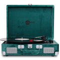 Curiosity III Suitcase Bluetooth Turntable — Green Velvet — view 1