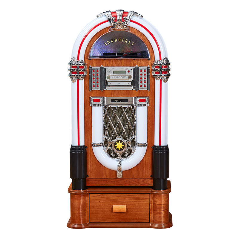 Taurus II Mid-Size Jukebox + Stand - Maple