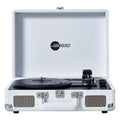 Curiosity III Suitcase Bluetooth Turntable — White — view 1