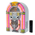 Athena Mini Jukebox & CD Player — Pink & White — view 1